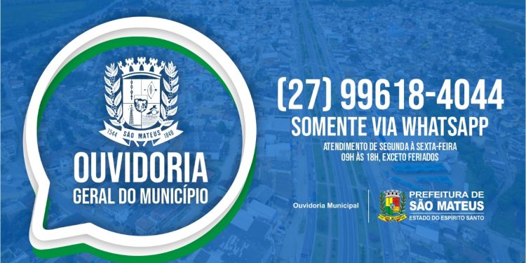 Ouvidoria da Prefeitura de São Mateus passa a contar com WhatsApp para atender a população