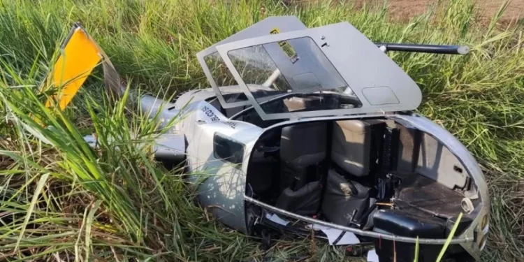 Helicóptero cai em Minas Gerais com deputado federal a bordo