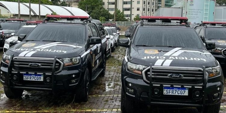 Governo do Estado entrega 73 novas viaturas para Polícia Civil