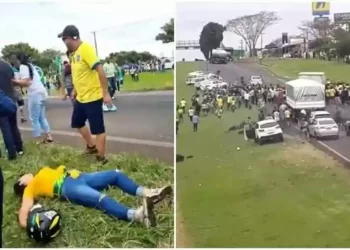 Grupo de bolsonaristas é atropelado durante bloqueio em SP