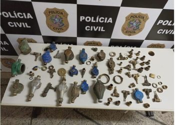 Suspeitos de furtarem hidrômetros são presos em Colatina