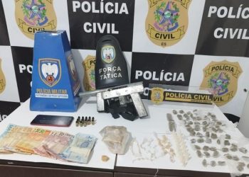 Foragido do Sistema prisional é preso com arma e drogas em Montanha