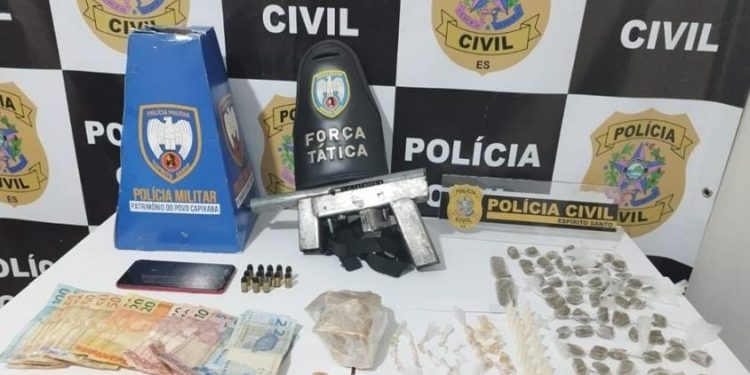 Foragido do Sistema prisional é preso com arma e drogas em Montanha