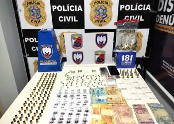 Operação conjunta das Polícias Civil e Militar apreende drogas e dinheiro em Pinheiros