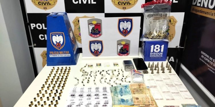 Operação conjunta das Polícias Civil e Militar apreende drogas e dinheiro em Pinheiros