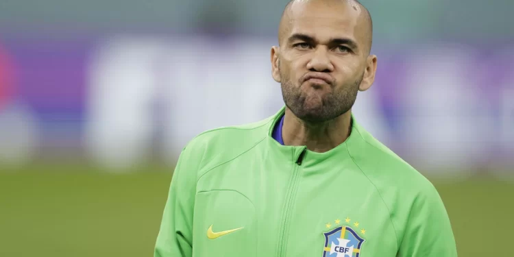 Daniel Alves é preso na Espanha, acusado de assédio sexual