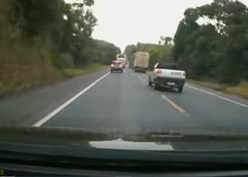 Vídeo mostra momento do acidente que matou três pessoas na BR-101, em Conceição da Barra