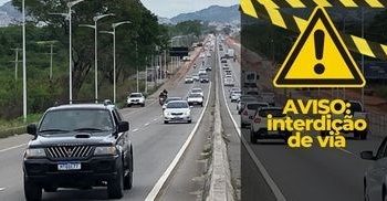 Obras do Complexo Viário de Carapina: interdição no trânsito nas noites e madrugadas neste fim de semana