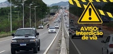 Obras do Complexo Viário de Carapina: interdição no trânsito nas noites e madrugadas neste fim de semana