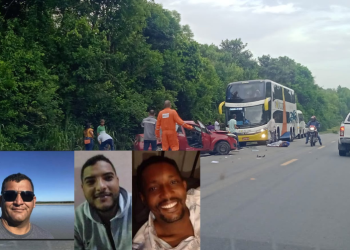 TRAGÉDIA | Secretário e mais dois servidores da Prefeitura de Conceição da Barra são as vítimas fatais de grave acidente na BR-101