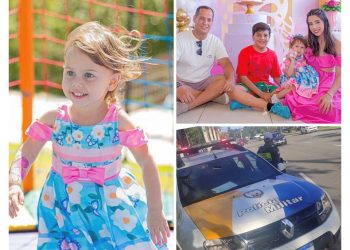 Pai faz emocionante agradecimento a policial do BPTran que salvou a vida de sua filha