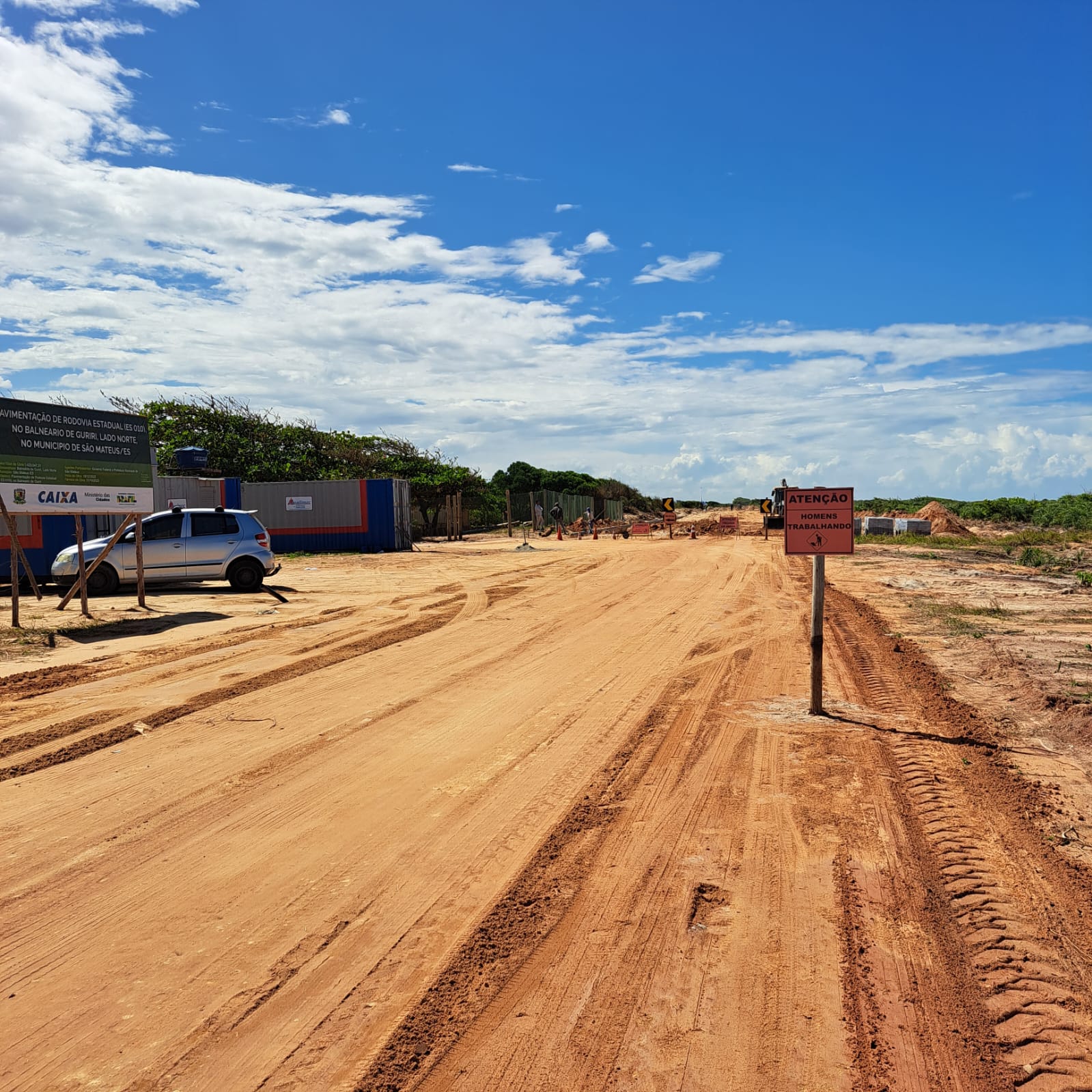 Prefeitura de São Mateus inicia obras de urbanização da orla norte de Guriri,  no trecho depois do Tamar – Portal Norte Capixaba