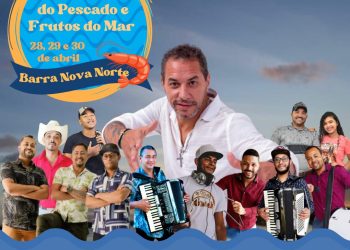 Festival do Pescado e Frutos do Mar: Barra Nova vem na casaca, no tambor, na guitarra e no arrasta-pé