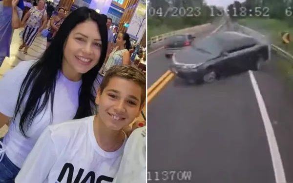 VÍDEO – Idoso faz ultrapassagem proibida, causa acidente e mata mulher e jovem que iam a casamento; assista