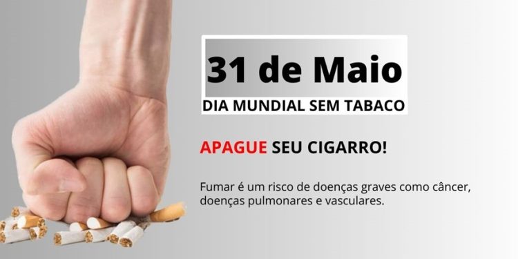 Sesa alerta sobre importância do Dia Mundial sem Tabaco