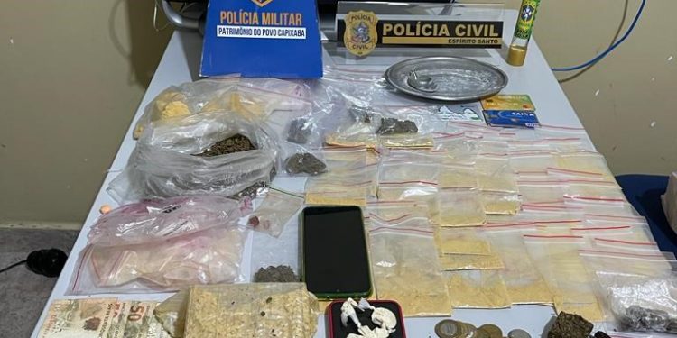 Operação conjunta das Polícias Civil e Militar prende seis pessoas e apreende drogas em Ecoporanga