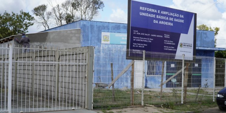 Reforma e ampliação da UBS Aroeira: obras devem ser concluídas num prazo máximo de 60 dias