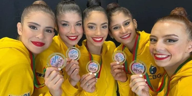 Ginástica rítmica: Brasil leva ouro inédito em etapa da Copa do Mundo