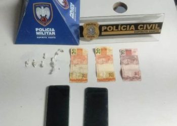 Suspeita de tráfico de drogas é presa em flagrante durante ação conjunta das polícias Civil e Militar em Colatina
