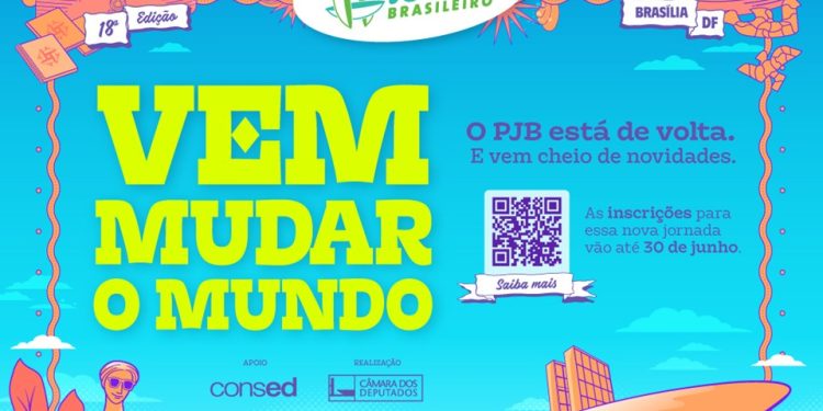 Estão abertas as inscrições para o Programa Parlamento Jovem Brasileiro