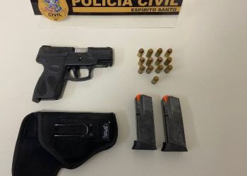 Polícia apreende arma comprada com dinheiro roubado de fazenda em Jaguaré