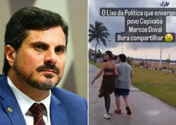 Marcos do Val é hostilizado durante caminhada com a esposa
