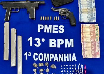 Polícia Militar realiza duas apreensões de submetralhadora em São Mateus