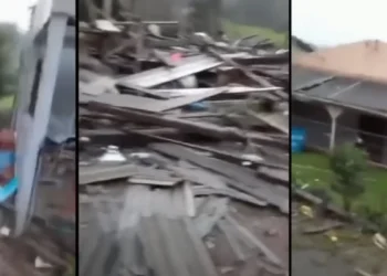 Ciclone mata dois na Região Sul, e frio avança pelo Brasil