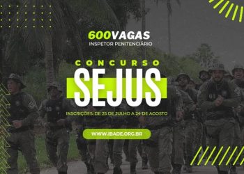 Sejus abre concurso público para inspetor penitenciário