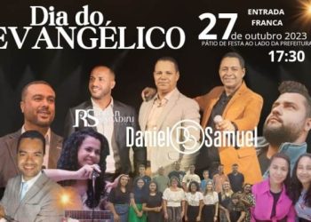 Dia do Evangélico em Rio Bananal terá a dupla Daniel & Samuel e mais cinco atrações musicais