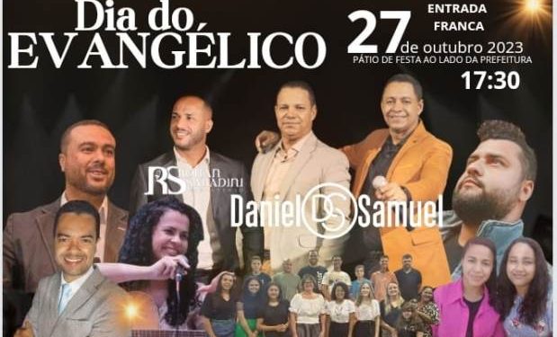 Dia do Evangélico em Rio Bananal terá a dupla Daniel & Samuel e mais cinco atrações musicais