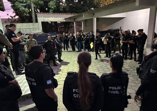 VÍDEOS – PCES deflagra operação integrada contra tráfico de drogas e homicídios em Conceição da Barra