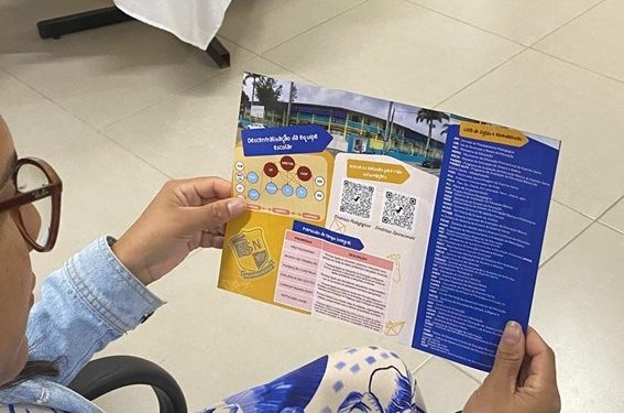 Escola de Boa Esperança desenvolve folder informativo sobre diretrizes das Escolas de Tempo Integral