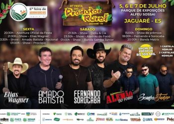 31ª Festa do Produtor Rural e 6ª Feira de Agronegócios de Jaguaré prometem atrações imperdíveis