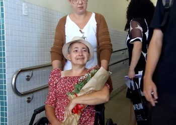 MILAGRE DA SOBREVIVÊNCIA: Sônia José Fernandes, mãe de Paloma,  recebe alta