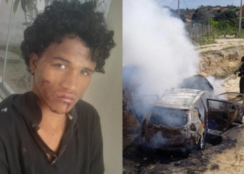 Suspeito de assalto é preso após perseguição e capotamento de veículo na Bahia