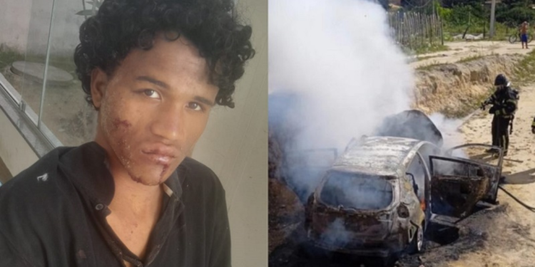 Suspeito de assalto é preso após perseguição e capotamento de veículo na Bahia