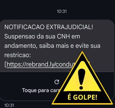 Detran/ES alerta sobre golpe de falsas trapaças enviadas para condutores