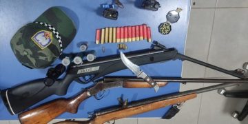 Polícia Ambiental prende dois suspeitos de caça ilegal, no interior de São Mateus