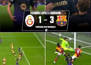 Barcelona goleia o Galatasaray e mantém os 100% na Champions League