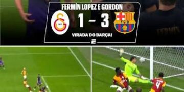 Barcelona goleia o Galatasaray e mantém os 100% na Champions League